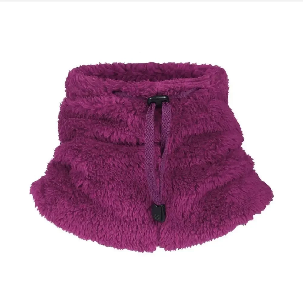 Winter Fleece Neck Warmer Gaiter Half Face Mask Men Women Windproof Ski Bandana